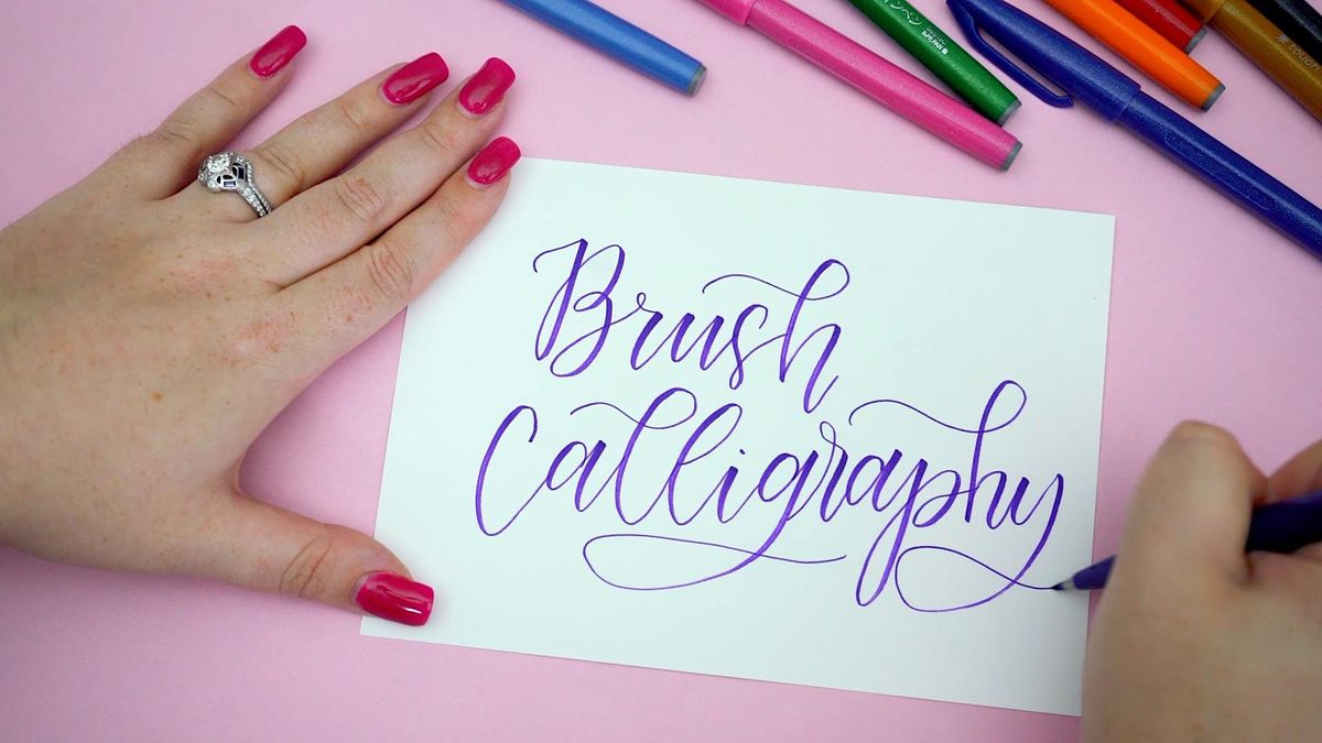 12\/4\/22 Brush Calligraphy Workshop at Smitten Boutique