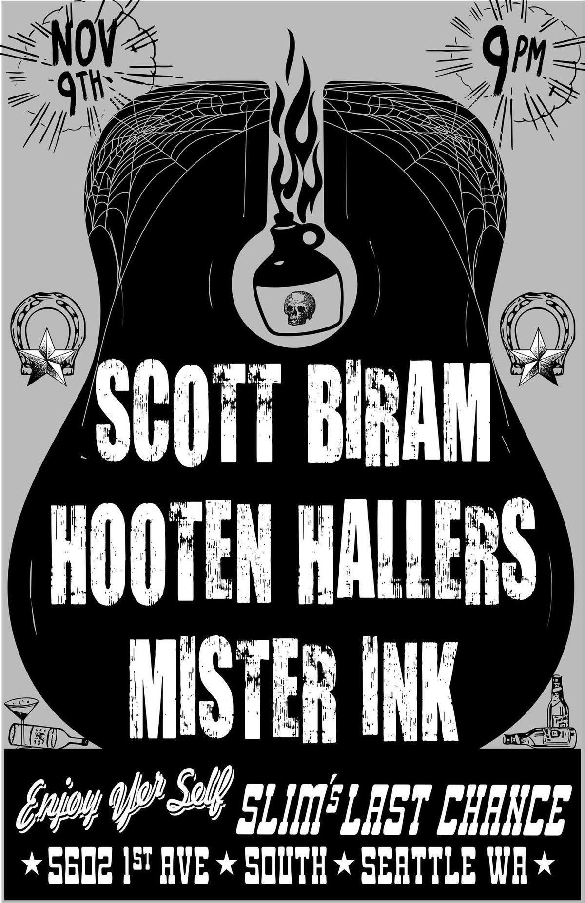 SCOTT H BIRAM \/\/ THE HOOTEN HALLERS \/\/ MISTER INK