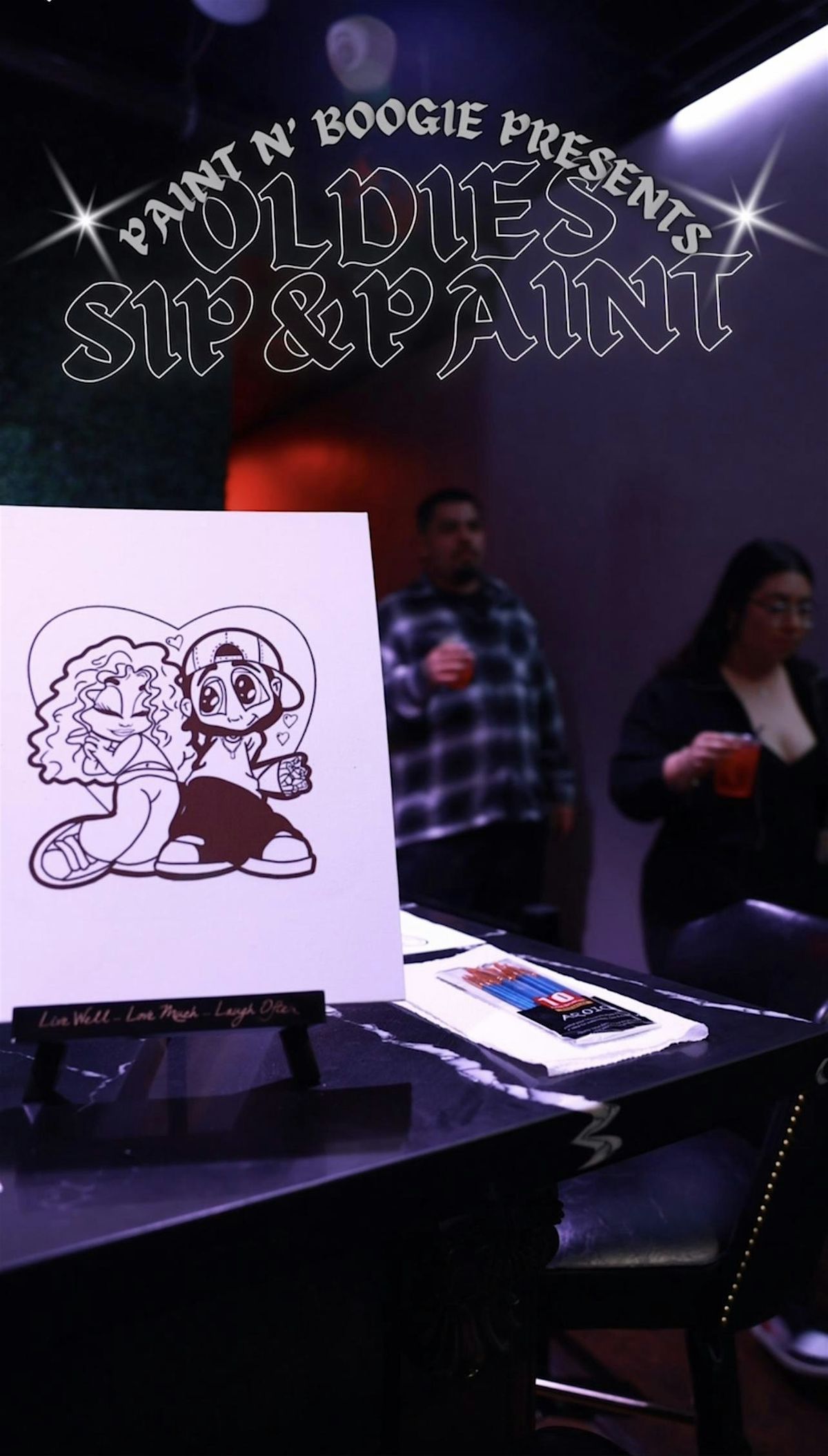 Sip and Paint: Oldies Edition | @ The Vibe Ultra Lounge in Anaheim 21+