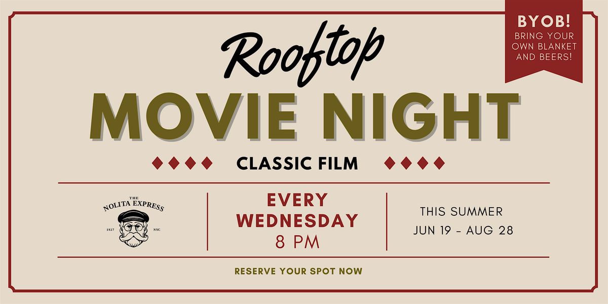 Wednesday Rooftop Movie Night