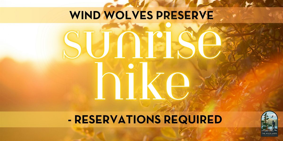 Guided Sunrise Hike at Wind Wolves Preserve