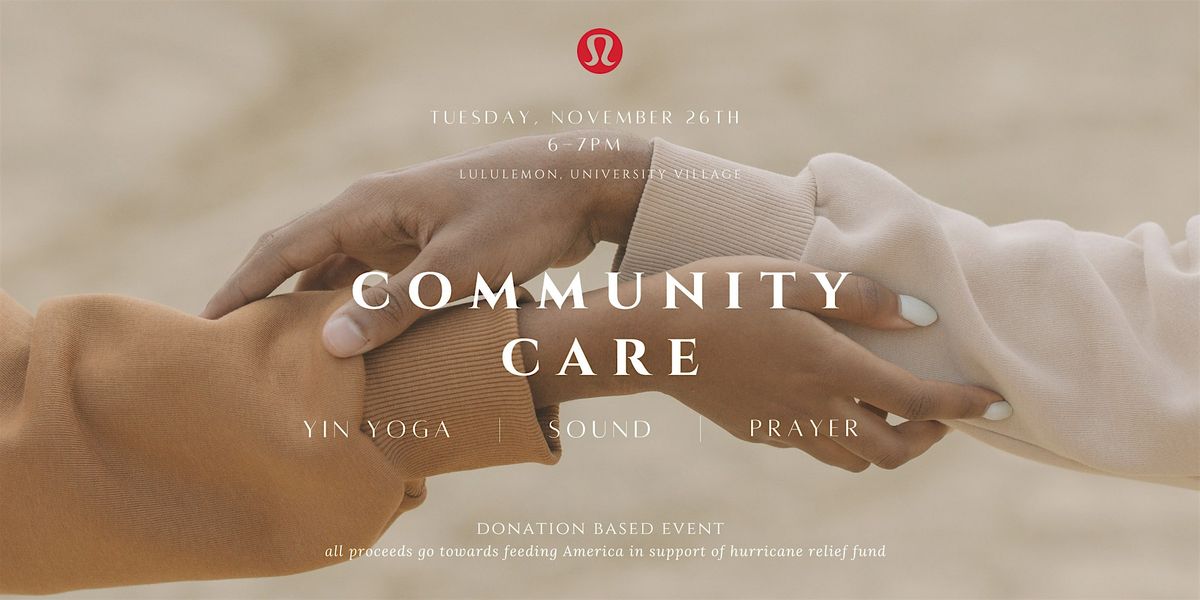 Community Care: Yin + Sound