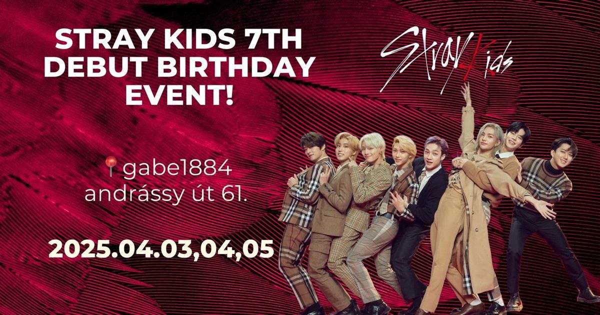 STRAYKIDS 7TH DEBUT ANNIVERSARY CELEBRATION CUPSLEEVES EVENT