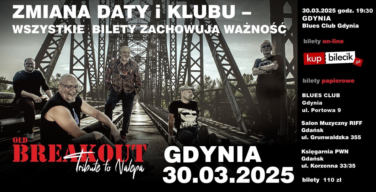 ZMIANA DATY I MIEJSCA! - Muzycy BREAKOUT w TR\u00d3JMIE\u015aCIE