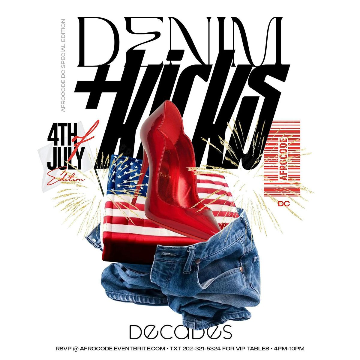 AfroCode DC Denim & Kicks Day Party | 4TH OF JULY  {Thur Jul 4th}