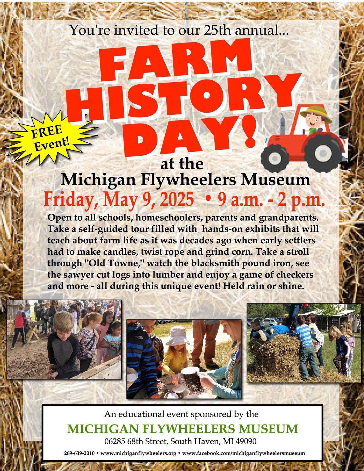 25th Annual Farm History Day at the Michigan Flywheelers Museum