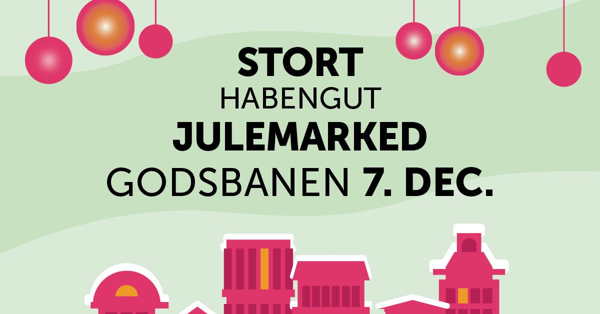 STORT JULEMARKED P\u00c5 GODSBANEN \ud83c\udf84 af habengut \ud83c\udf84