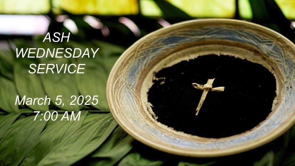 ASH WEDNESDAY SERVICE