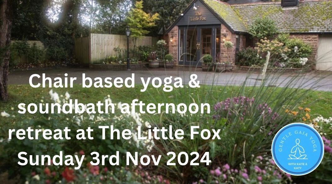 Chair based yoga and soundbath afternoon retreat, Sun 3rd Nov 2024