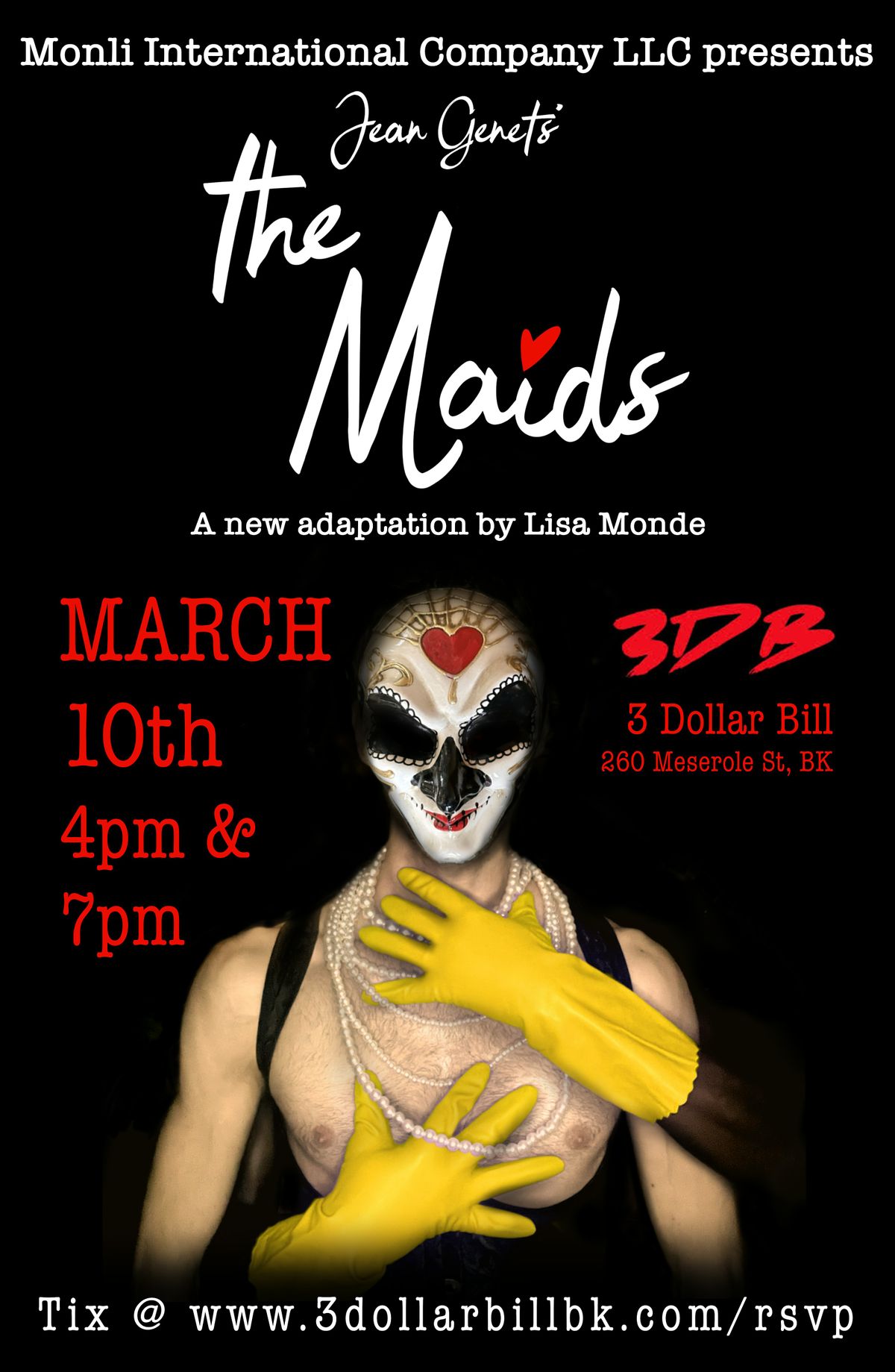 Jean Genet's "The Maids", A new adaptation of the play by Lisa Monde