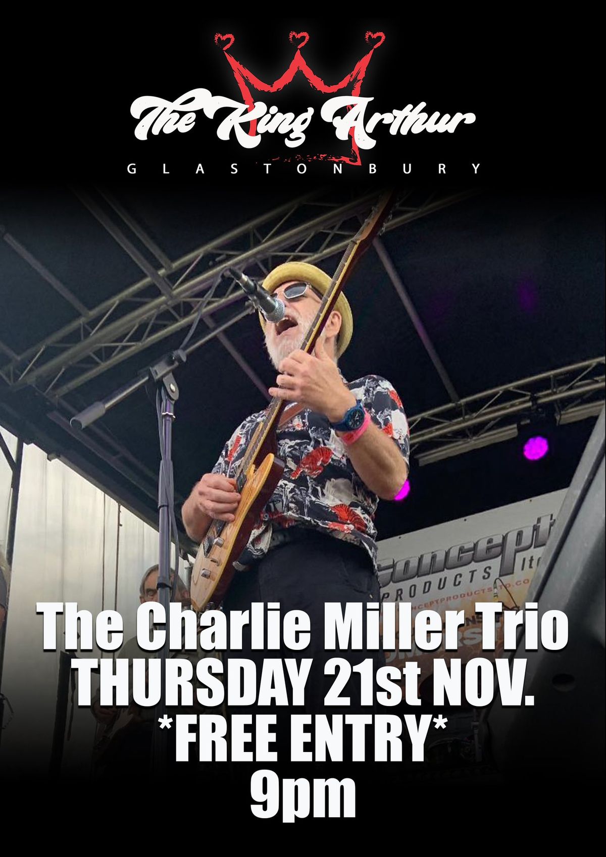 The Charlie Miller Trio @ The King Arthur, Glastonbury