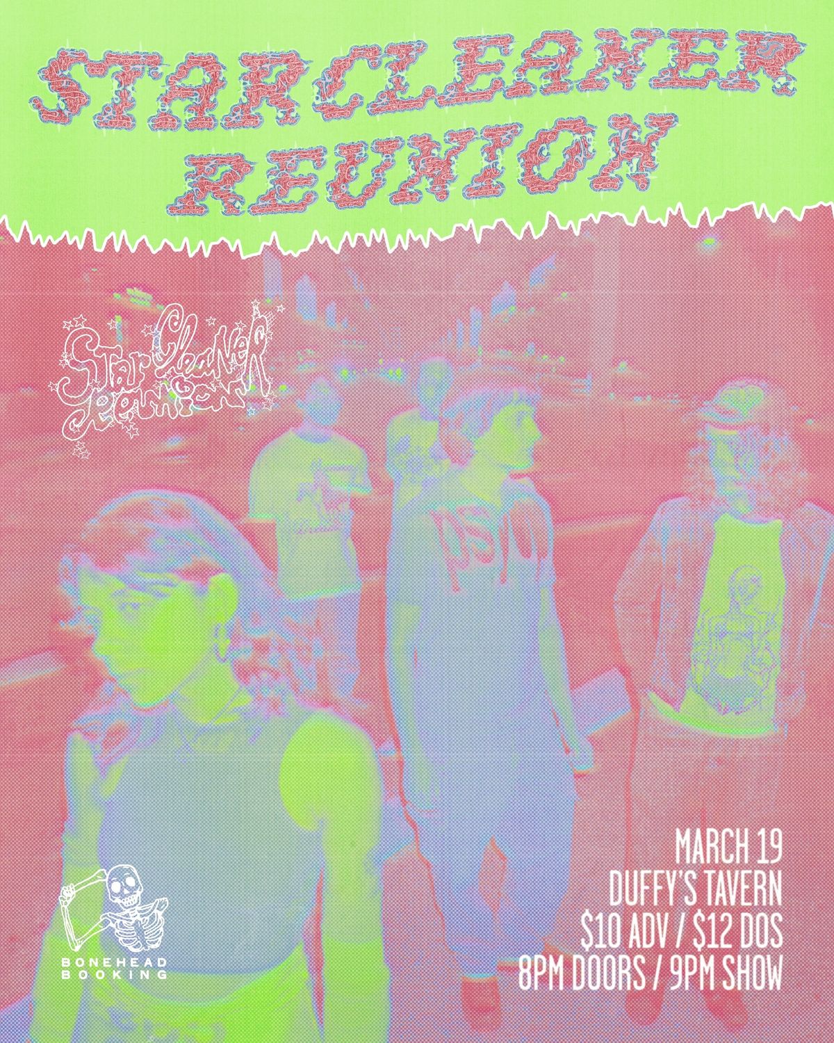 Starcleaner Reunion + more TBA at Duffy's