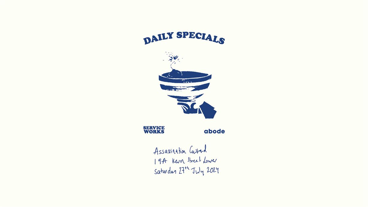 Daily Specials with Assassination Custard