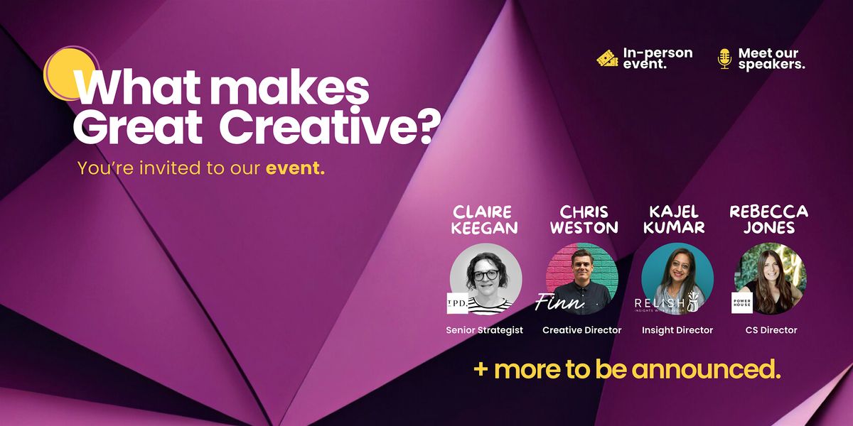 What makes Great Creative?