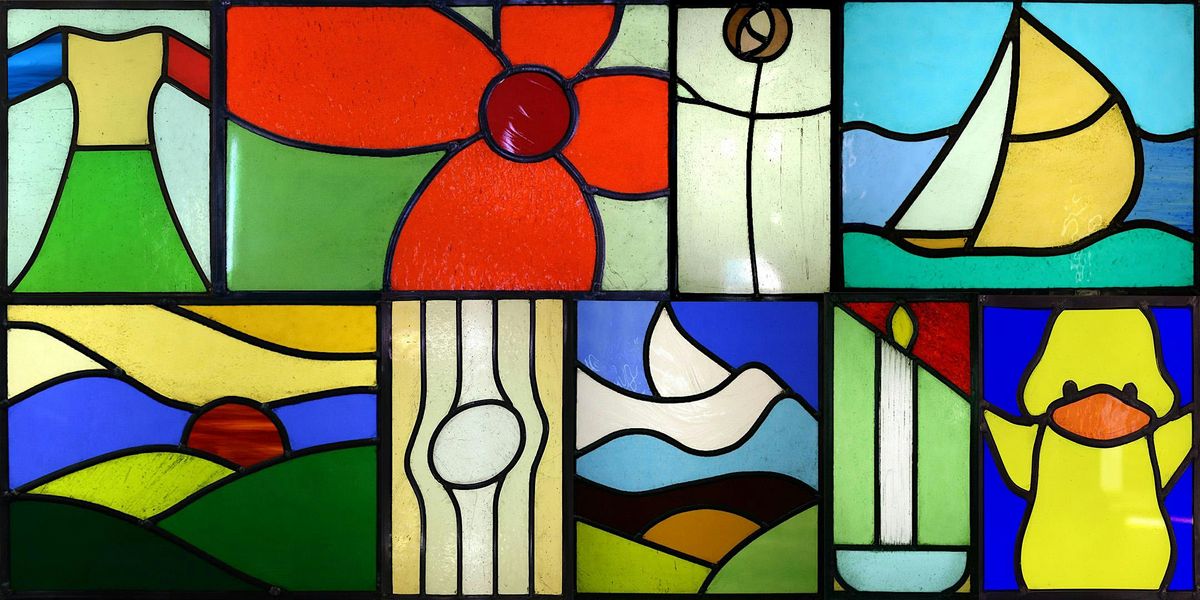 Stained Glass Panel in One Day, for Complete Beginners. 14th July 2024