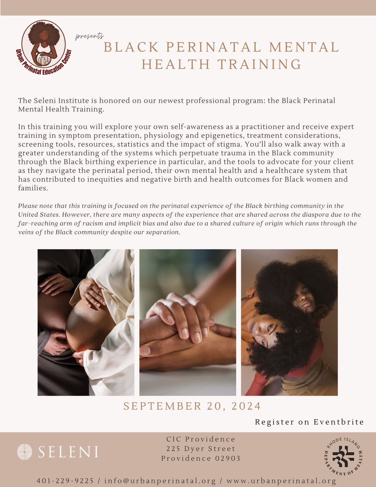 Black Perinatal Mental Health Training