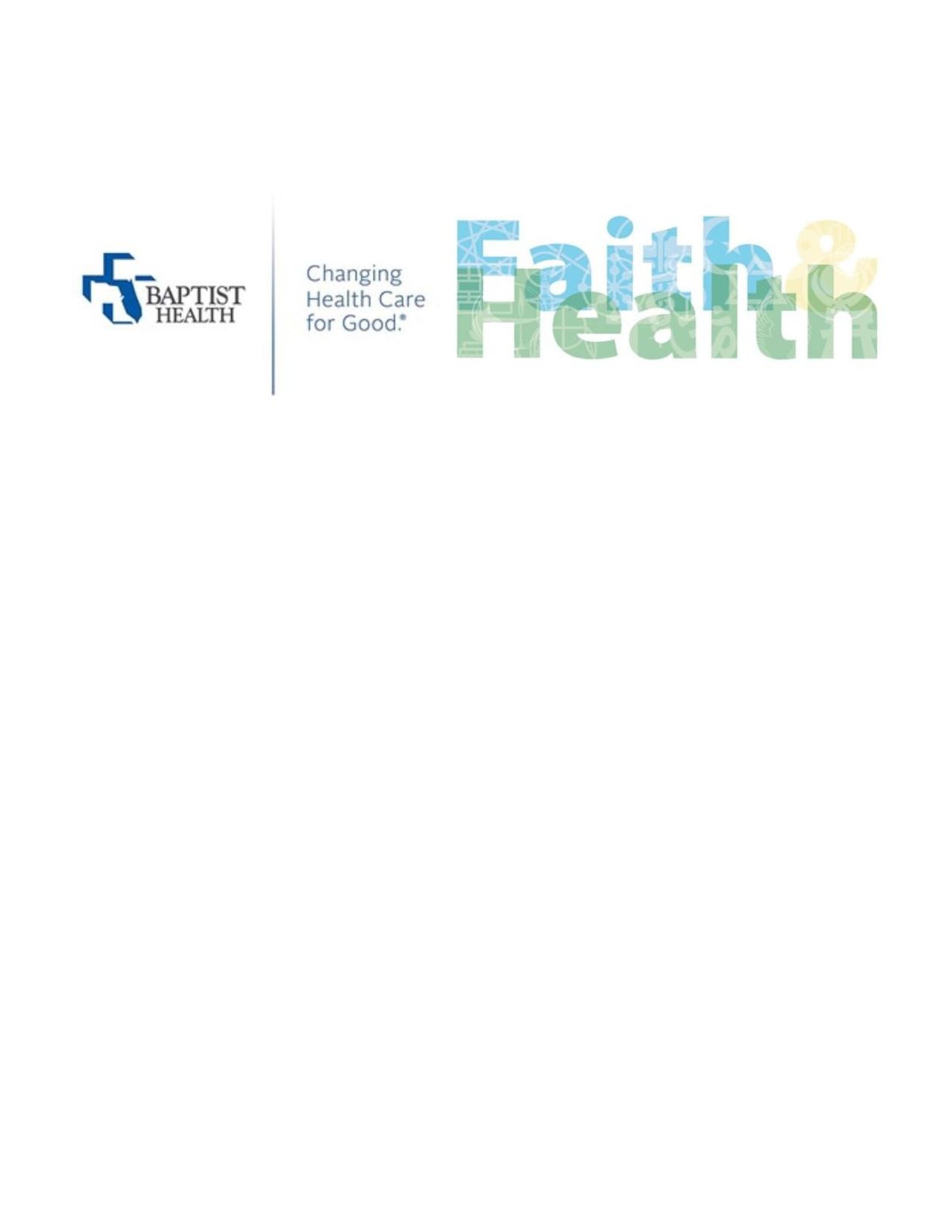Baptist Faith-Based Partnership Program - Health Ministries Meeting
