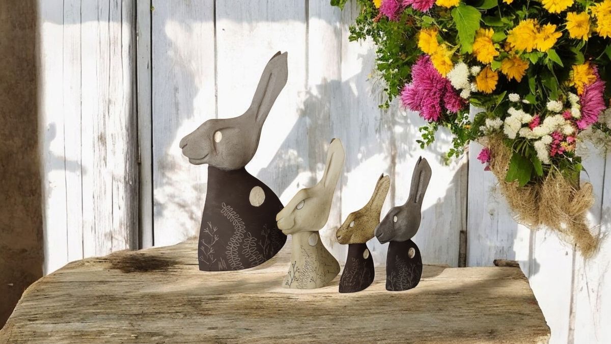 Ceramic Rabbit Grounding Sculpture Masterclass