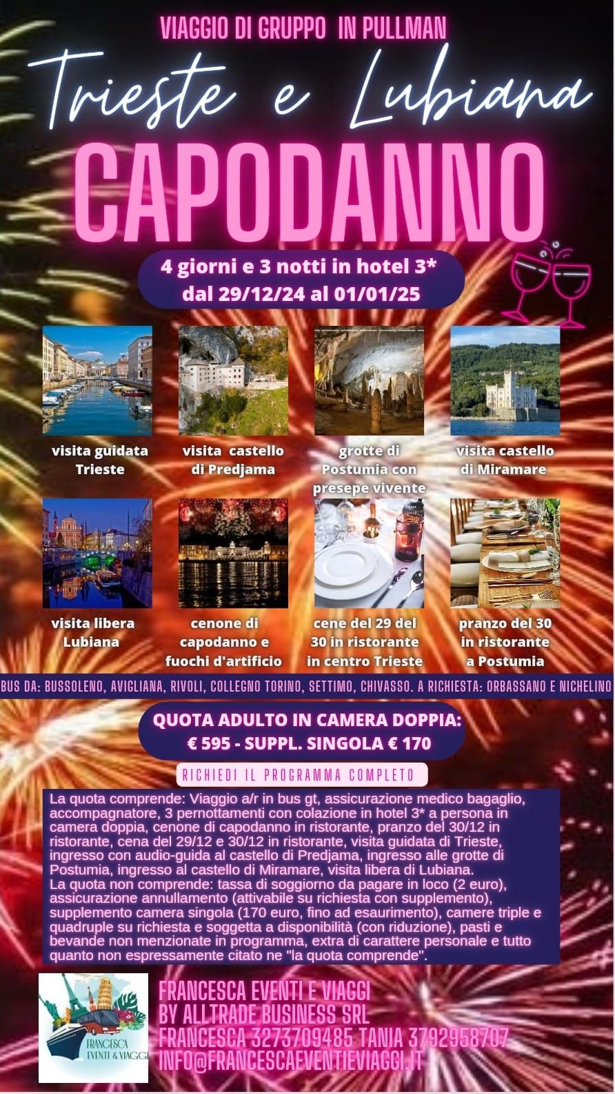 CAPODANNO A TRIESTE - VIAGGIO DI GRUPPO