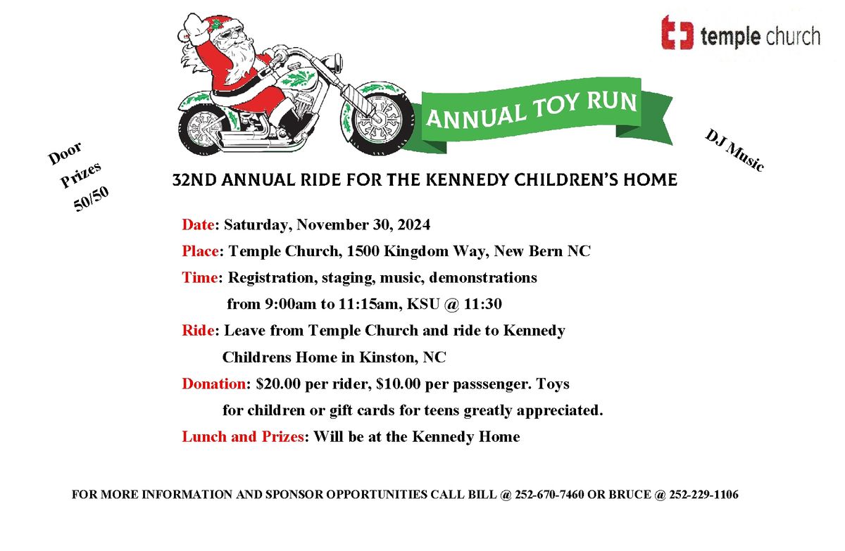 32nd Annual Kennedy Home Toy Run