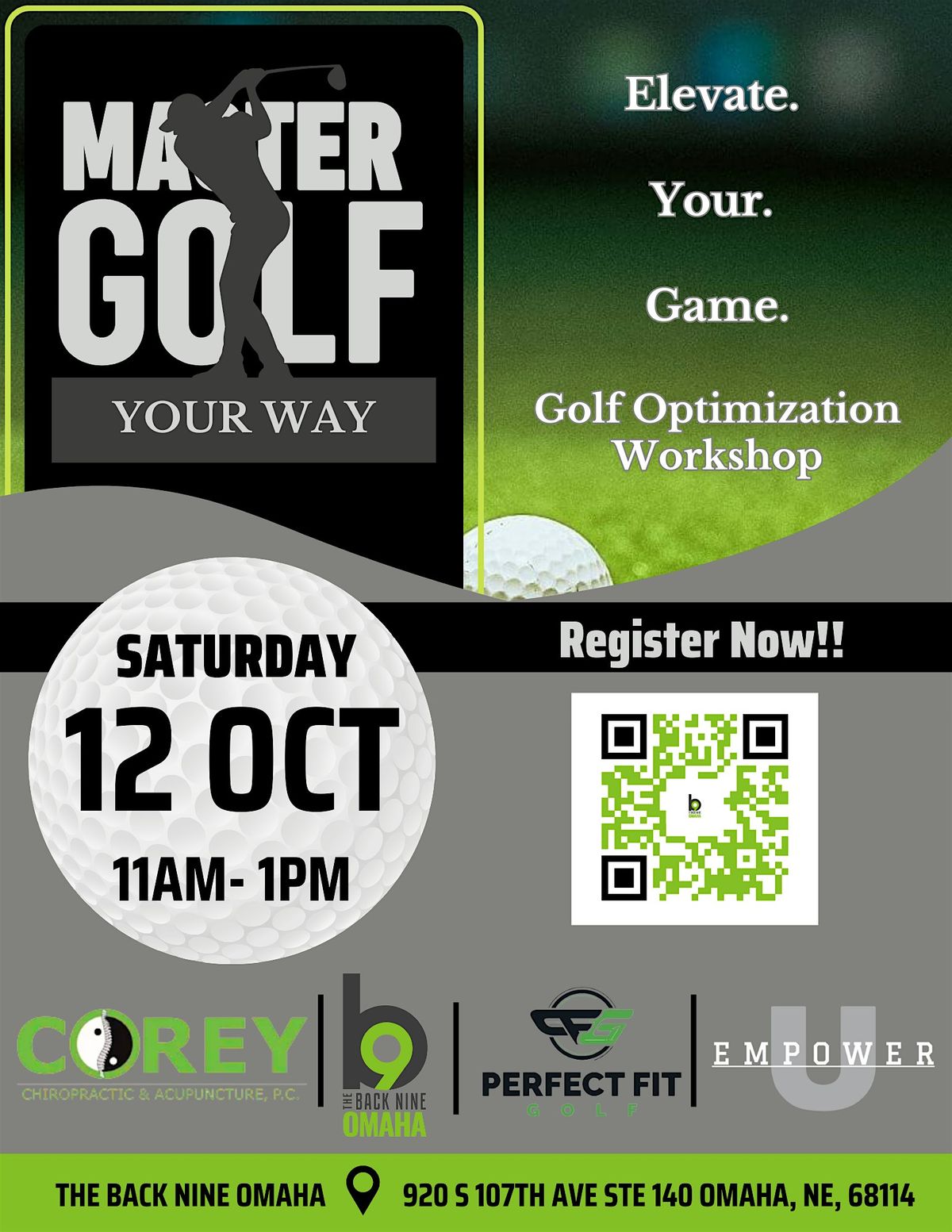 Elevate your golf game- Golf Optimization Workshop