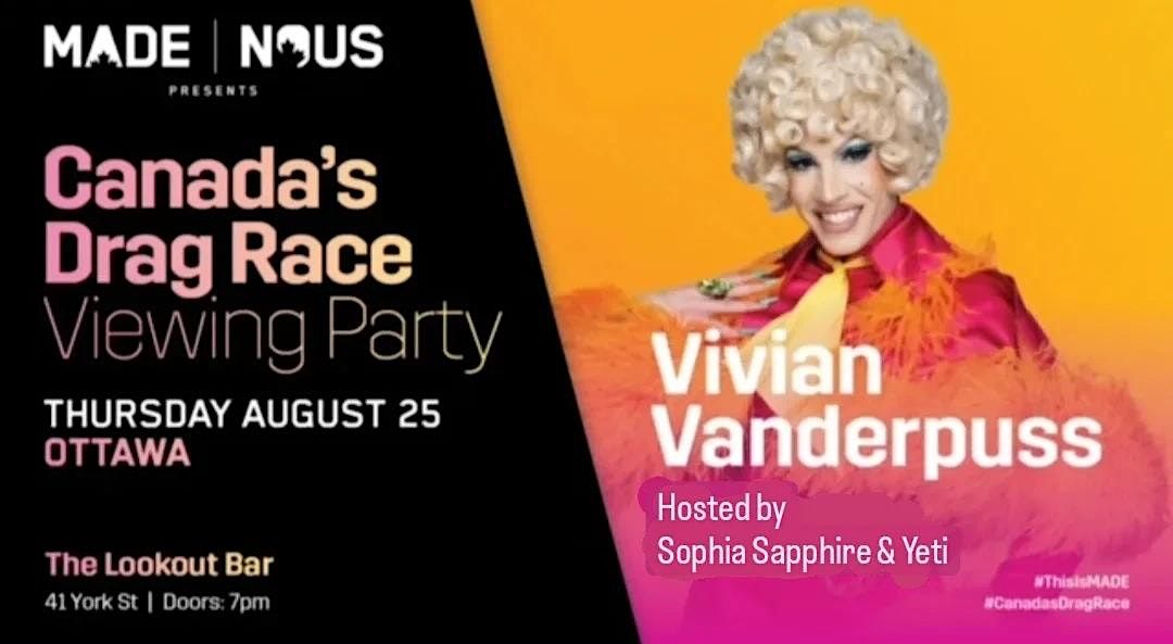 Canada's Drag Race Viewing Party with Vivian Vanderpuss