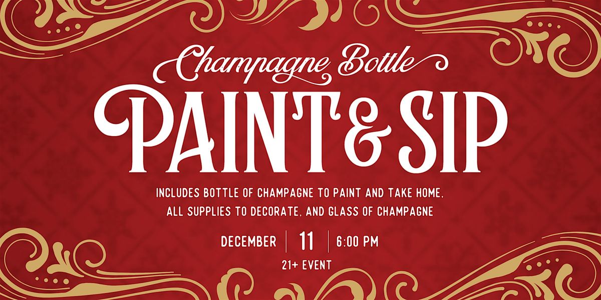 Santa Baby Bar - Champagne Bottle Paint & Sip