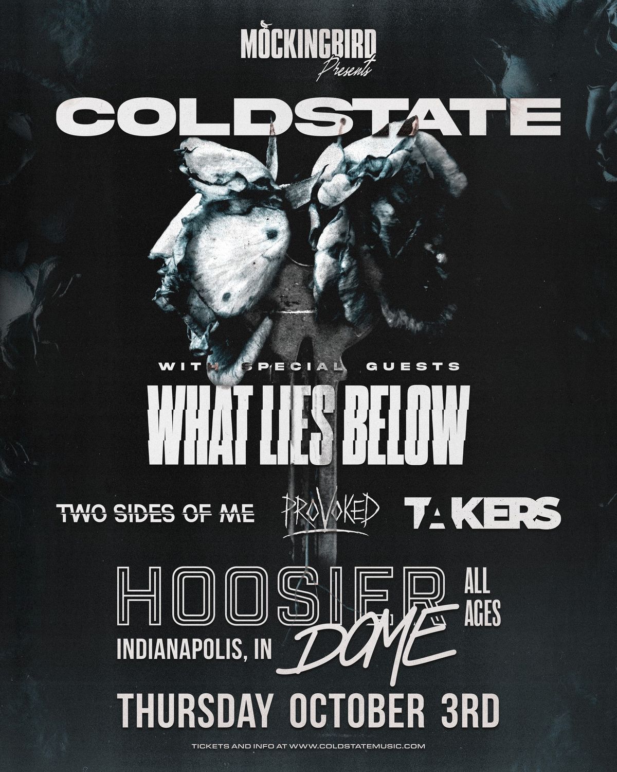 Coldstate, What Lies Below, Two Sides Of Me & More at the Hoosier Dome