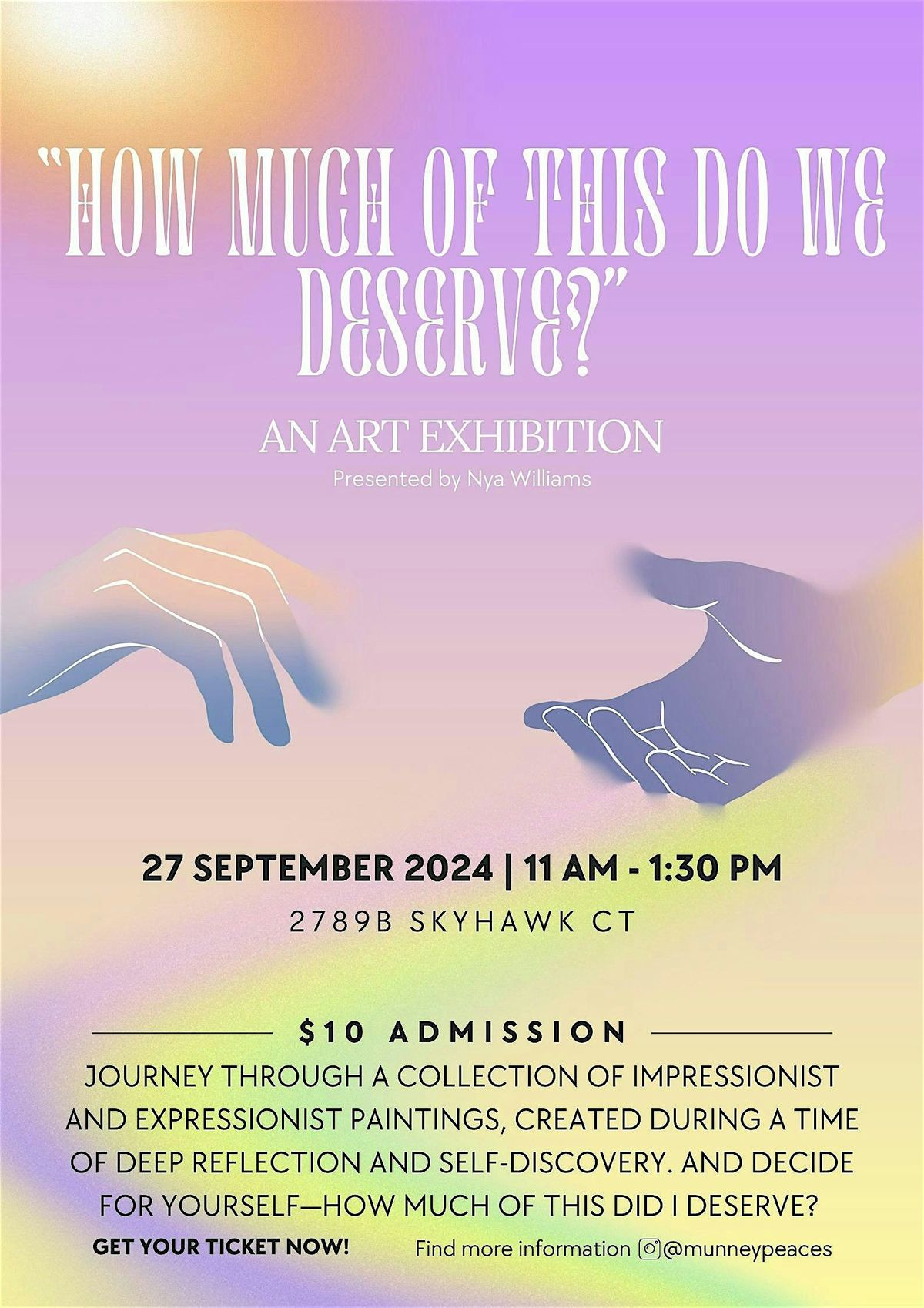 'How much of this do we deserve?' Art Exhibition