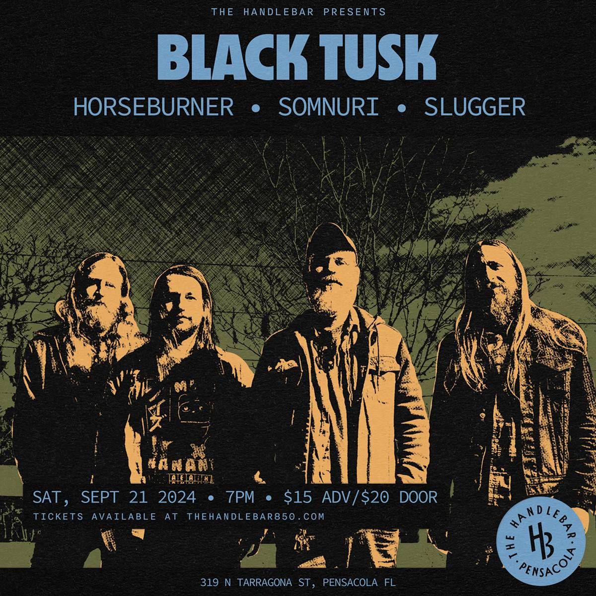 9\/21 - Black Tusk, Horseburner, Somnuri, Slugger