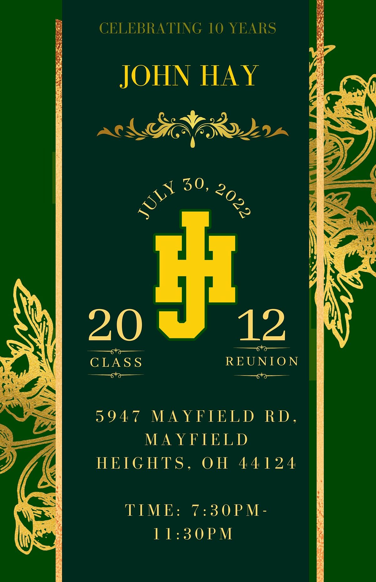 John Hay Class of 2012 High School Reunion - 10 Years