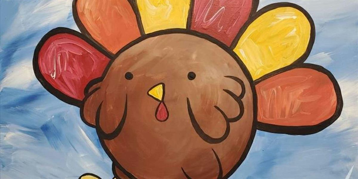 Cute Thanksgiving Friend - Family Fun - Paint and Sip by Classpop!\u2122