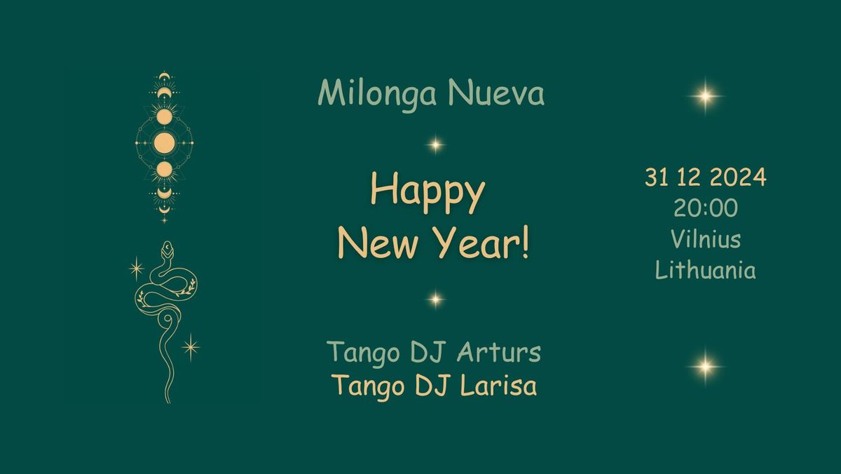 Milonga Nueva - Happy New Year!