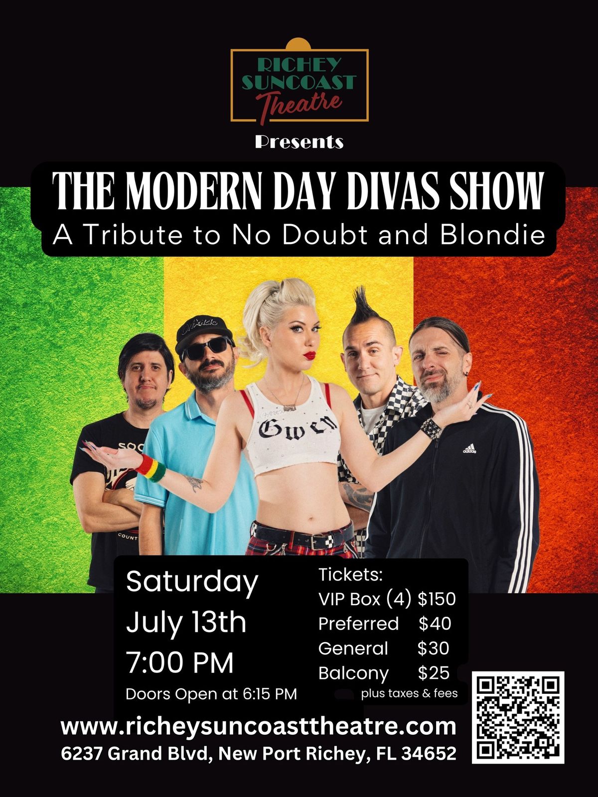 The Modern Day Divas Show - A Tribute to No Doubt and Blondie @ Richey Suncoast Theatre