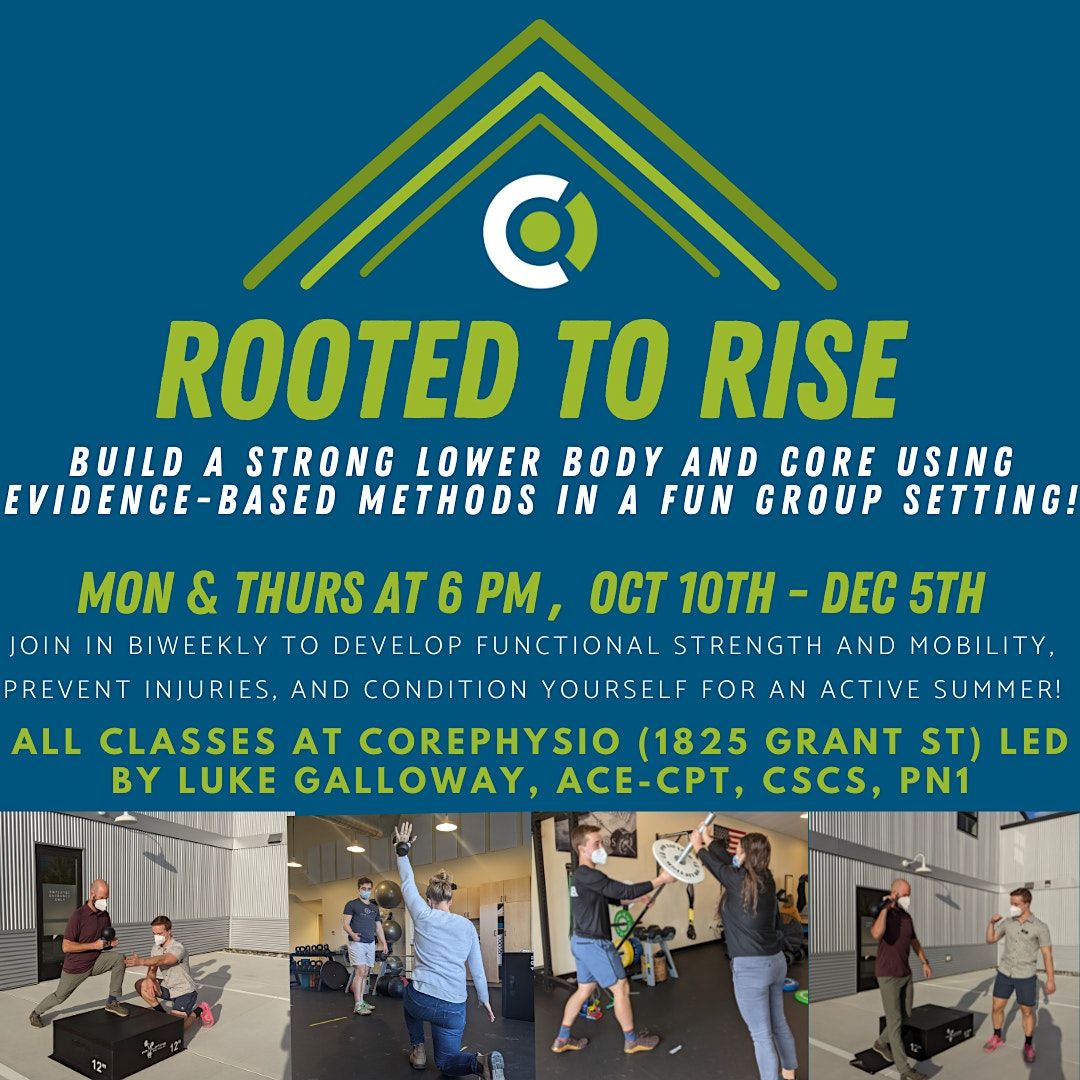 Rooted to Rise, CorePhysio, Bellingham, 10 October to 5 December
