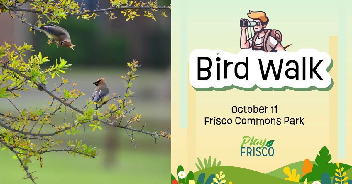 Bird Walk at Frisco Commons Park