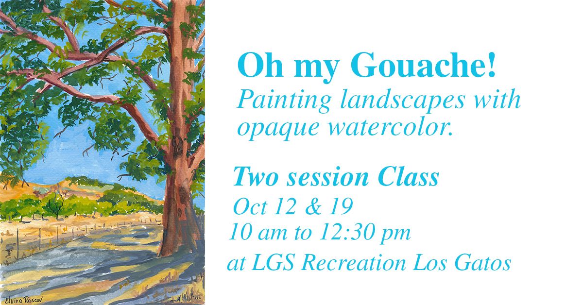 Gouache Lanscapes Painting Class