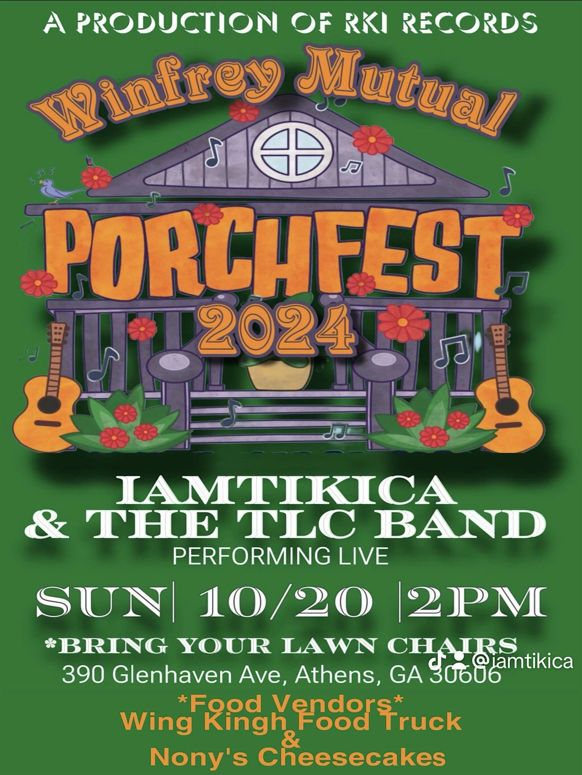 PorchFest 2024 with IAMTIKICA & The TLC Band