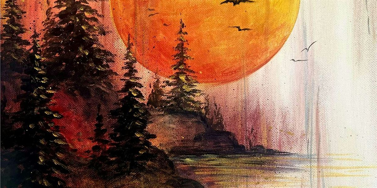 Blood Moon - Paint and Sip by Classpop!\u2122