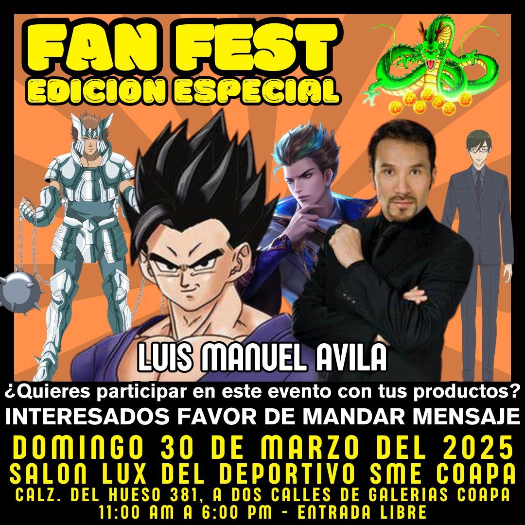 Luis Manuel Avila en Fan Fest CDMX