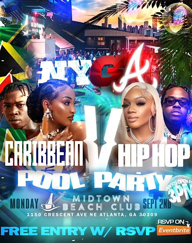 NYGA CARIBBEAN VS HIP HOP POOL PARTY LABOR DAY MONDAY (TICKET LINK)