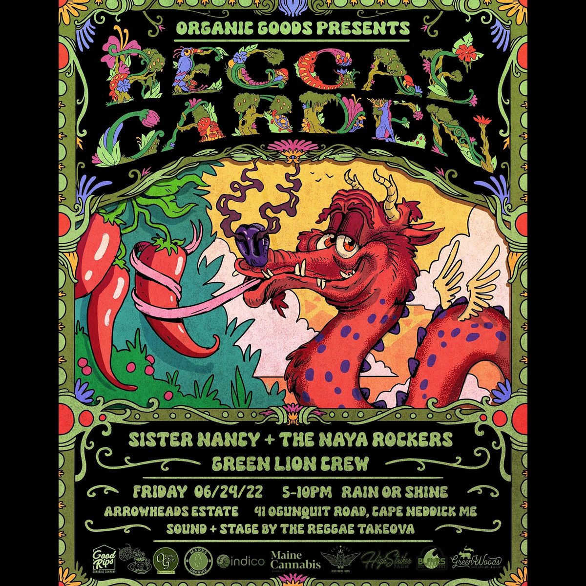 Bam Bam! Reggae Garden #2  Sister Nancy x Naya Rockers x Green Lion Crew