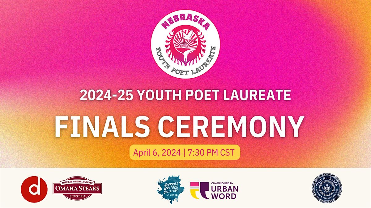 2024-25 Nebraska Youth Poet Laureate Finals Ceremony