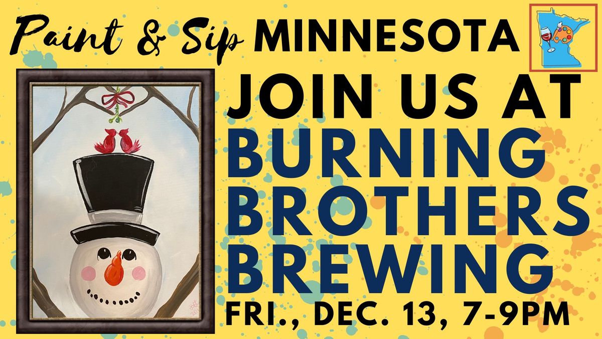 December 13 Paint & Sip at Burning Brothers Brewing