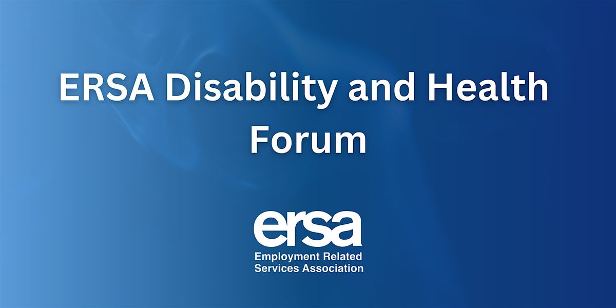 Disability and Health Forum