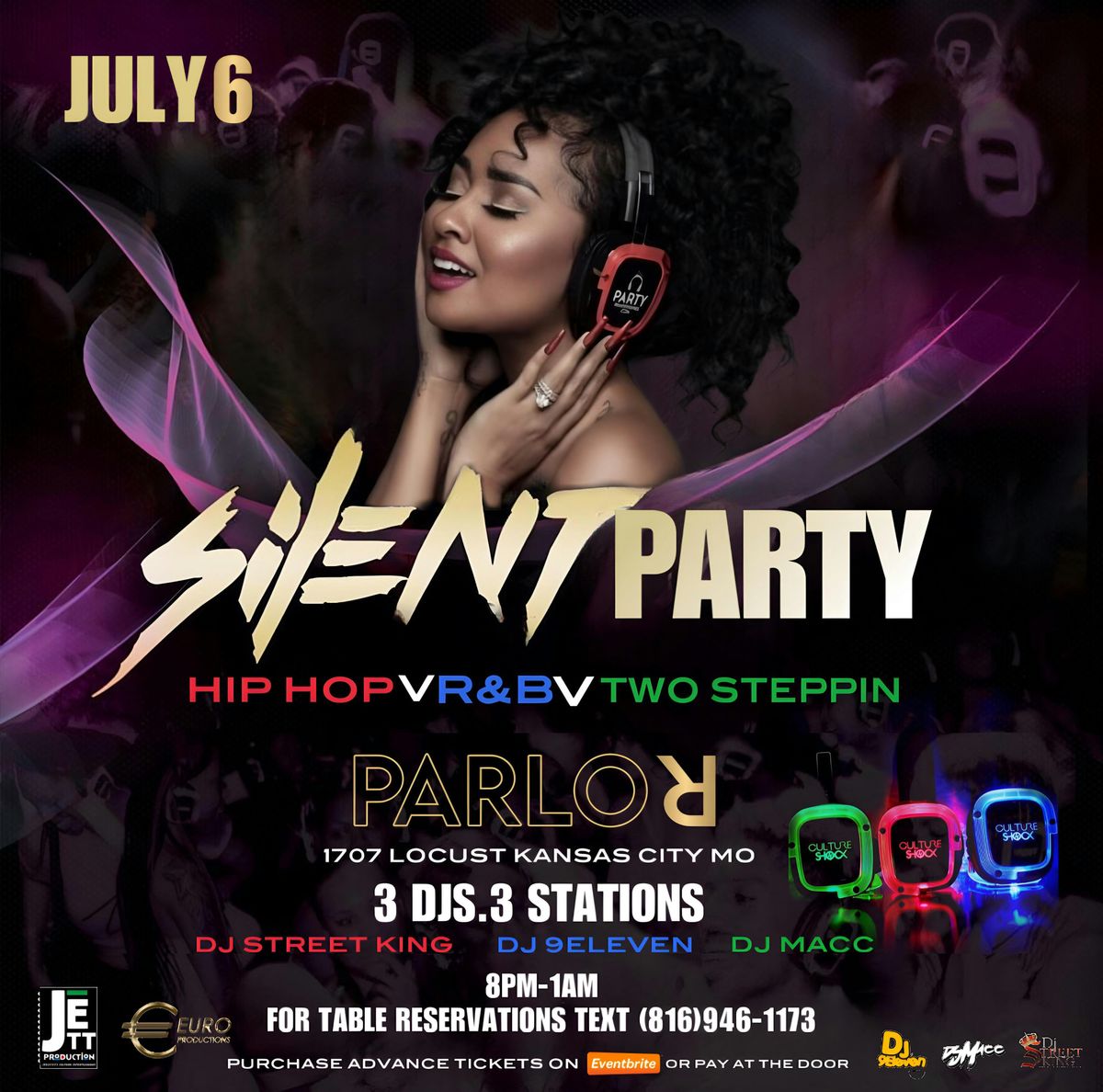 Silent Party Hip hop V R&B V Two Steppin