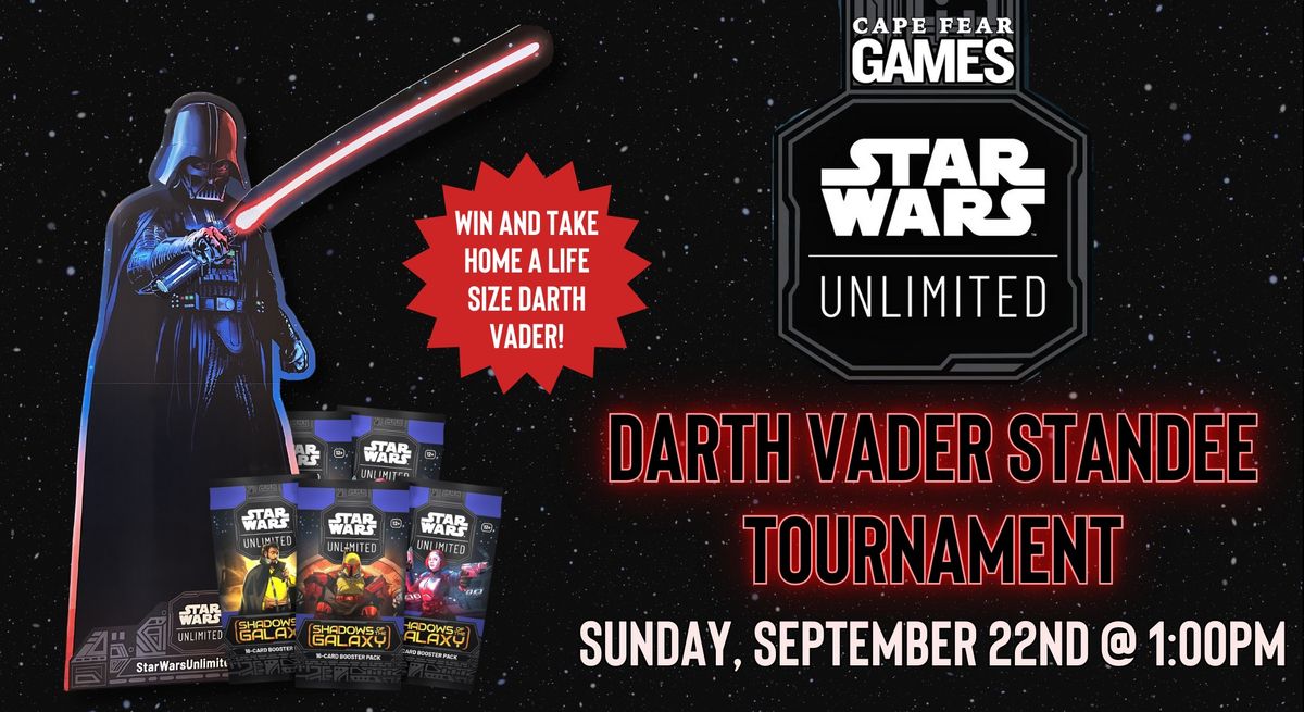 Star Wars: Unlimited Darth Vader Standee Tournament