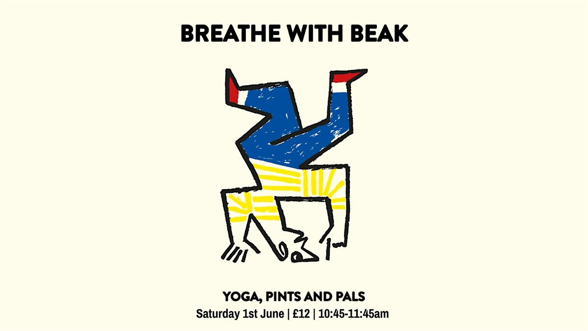 Breathe with Beak: Yoga, pints and pals fundraiser for families in Gaza