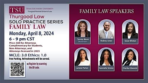 2024 Family Law - Solo Practitioners' CLE Series