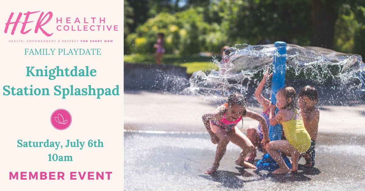 Family Playdate: Knightdale Station Splashpad